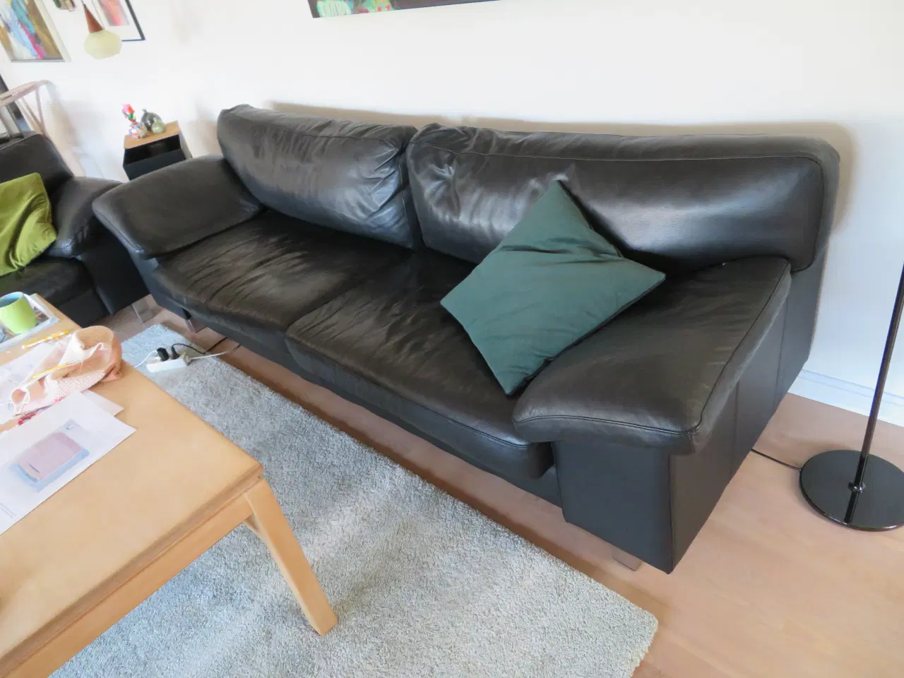 Billede 5 - Sofagruppe, læder, Skalma, Lædersofaer, 3 + 2½