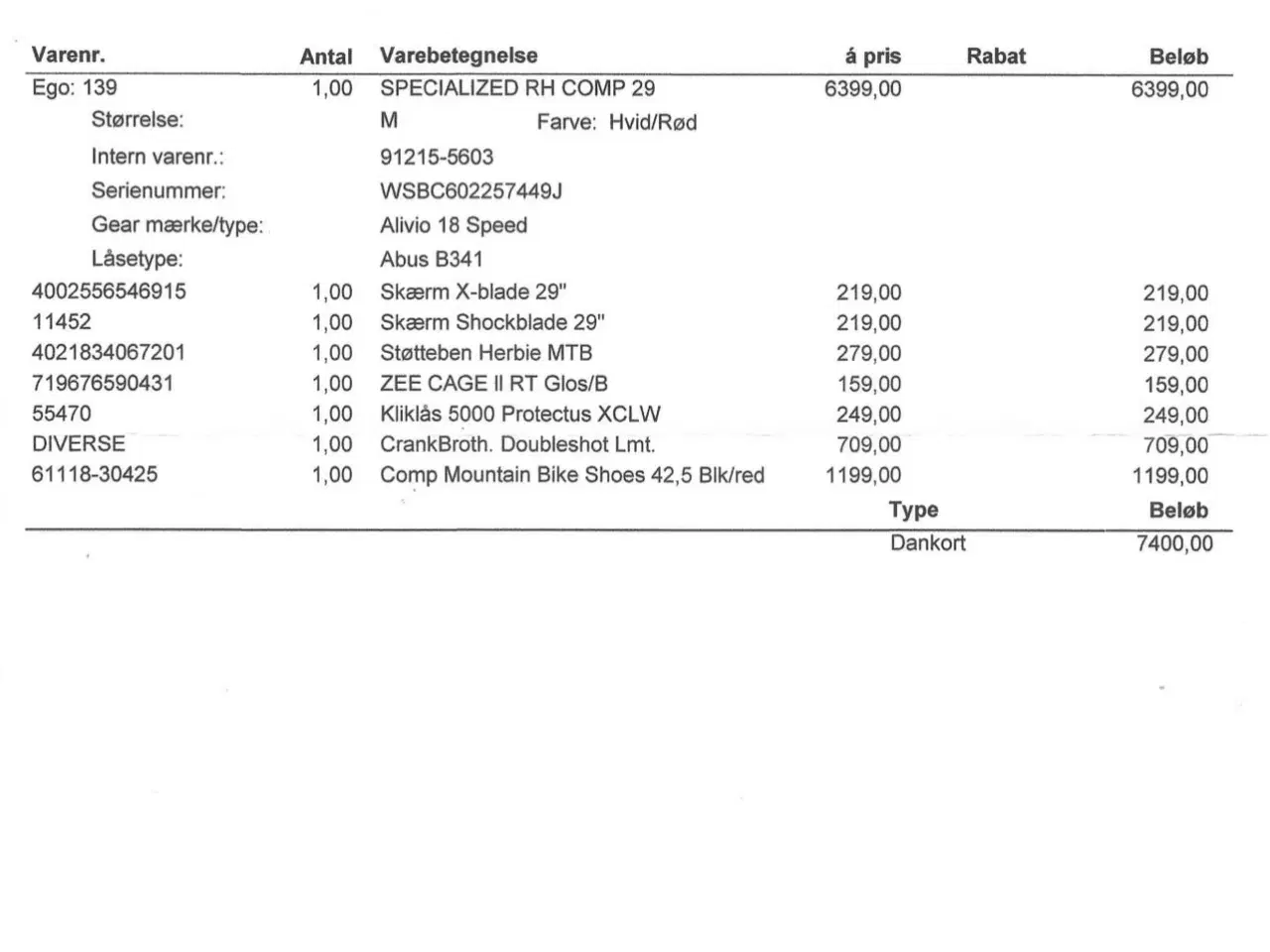 Billede 6 - Specialized Mountainbike 