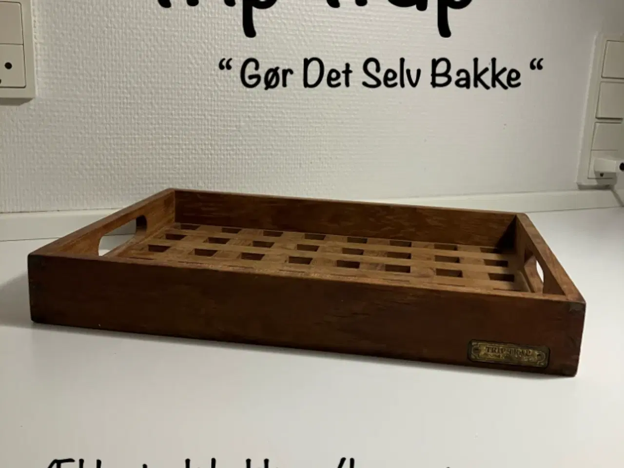 Billede 1 - Ældre Trip Trap bakke med brugsspor 