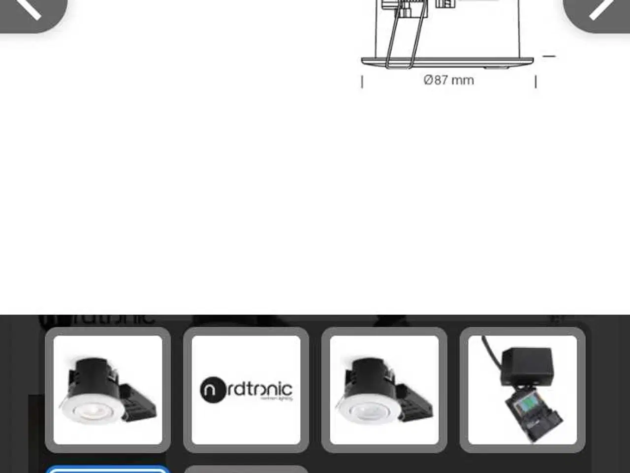 Billede 2 - Nordtronic Uni Install G2 indbygningsspot