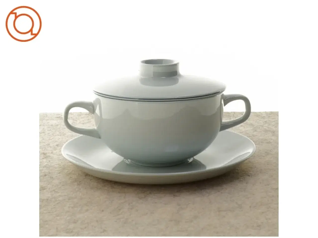 Billede 1 - Suppe kop fra Aluminia (str. Skal 12 cm)