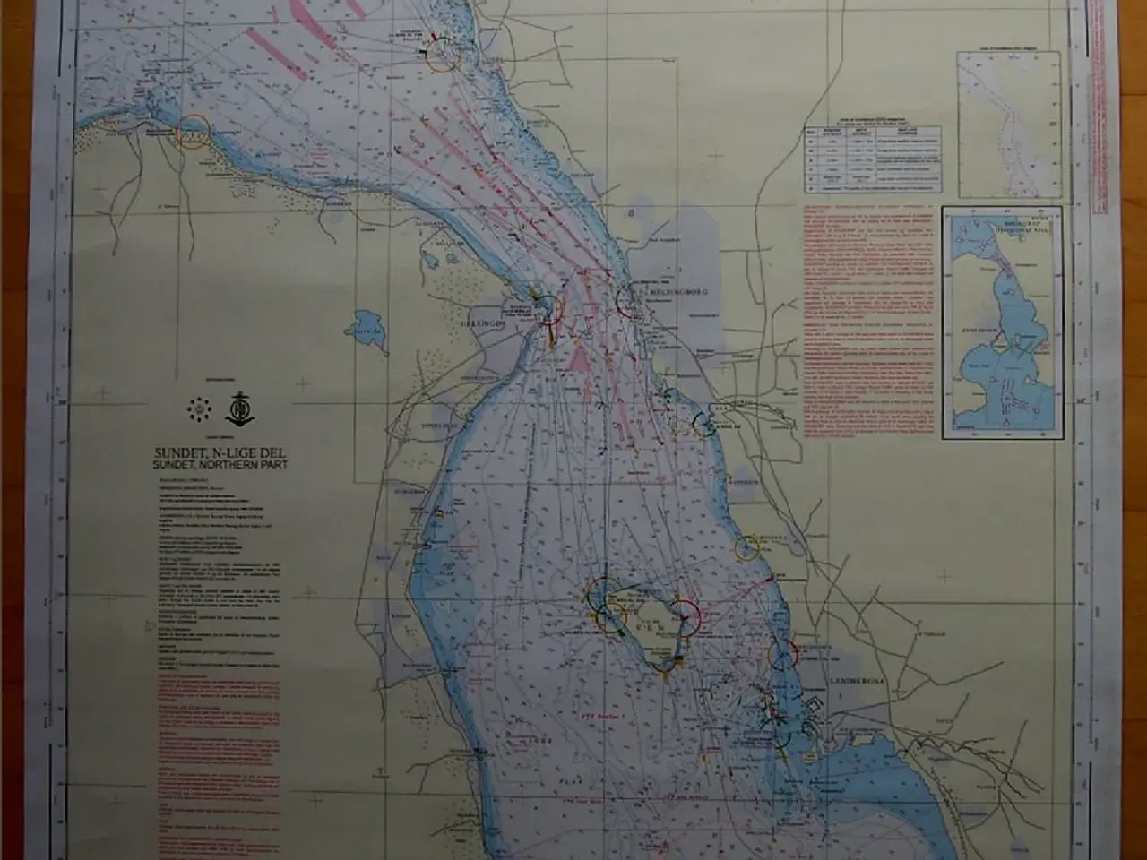 Billede 1 - Dansk Søkort 131 Sundet Nordlige del