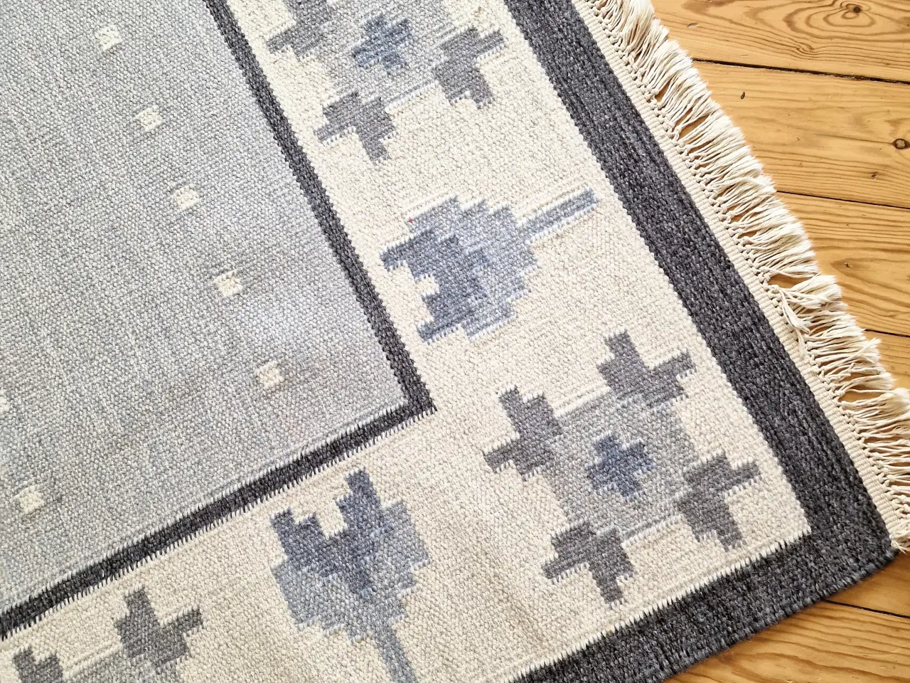 Billede 7 - Porto håndvævet indisk kelim, designet af C. Olese