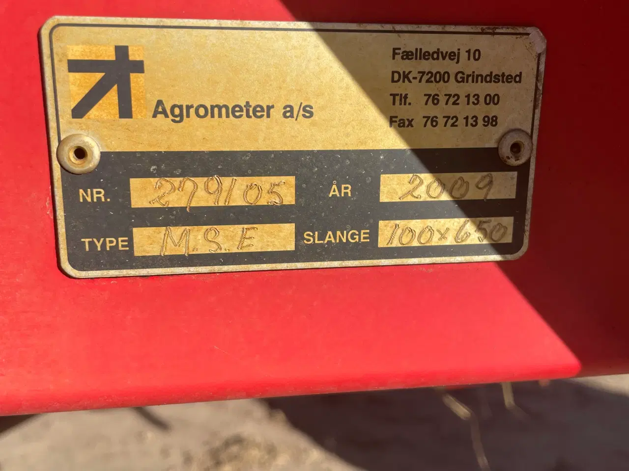 Billede 7 - Agrometer mse 650m Ø100mm 