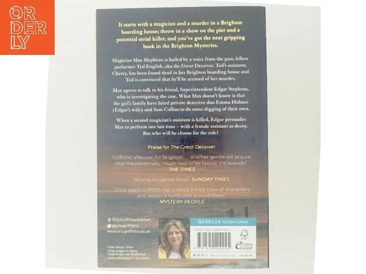 Billede 3 - The Great Deceiver af Elly Griffiths (Bog)