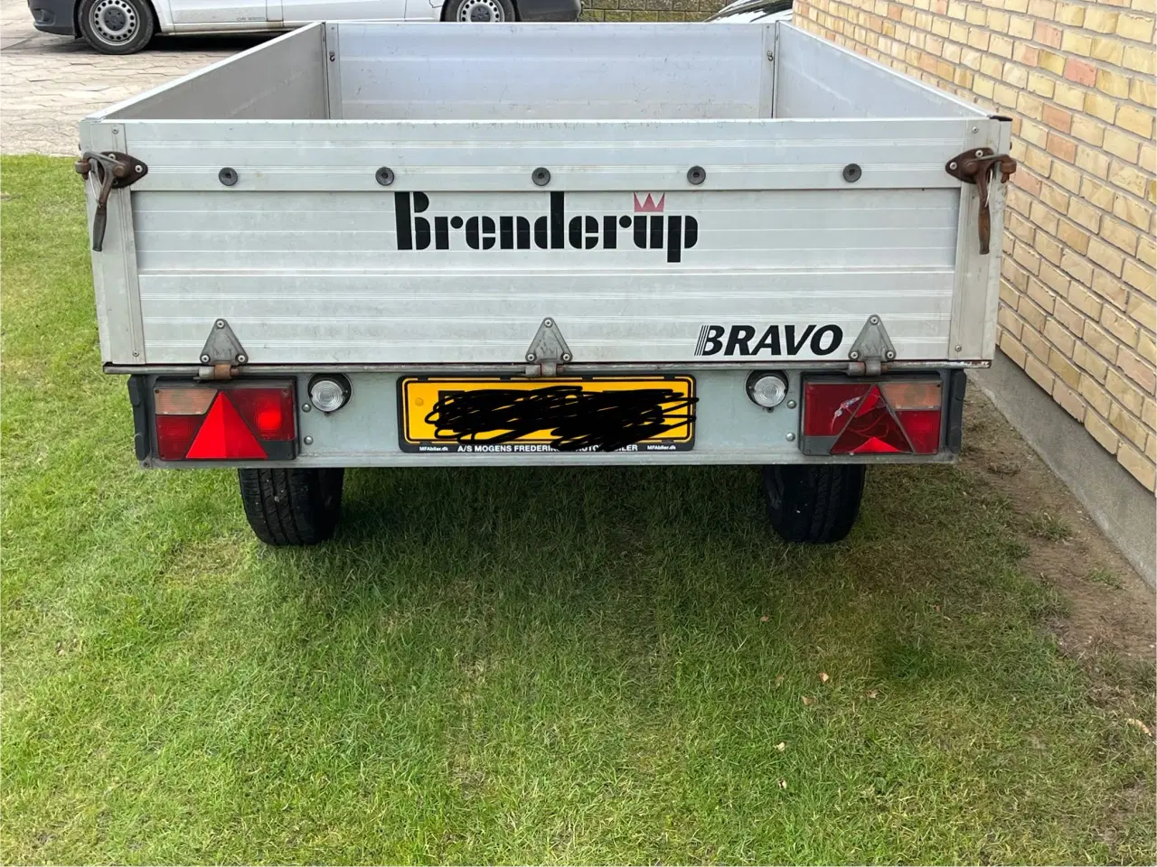 Billede 4 - Boggietrailer med nedfældige sider