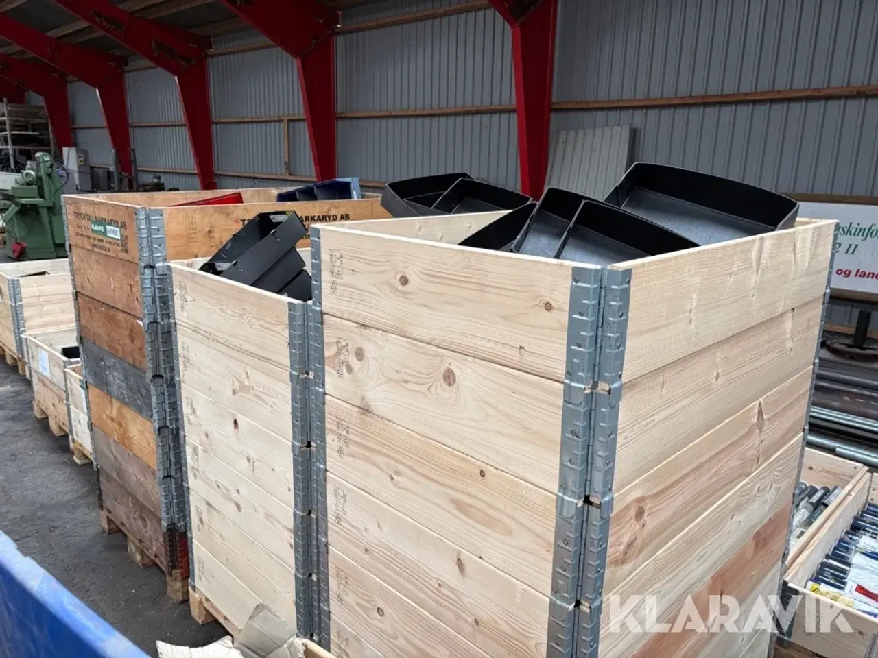 Billede 1 - Opbevaringskasser 3 paller