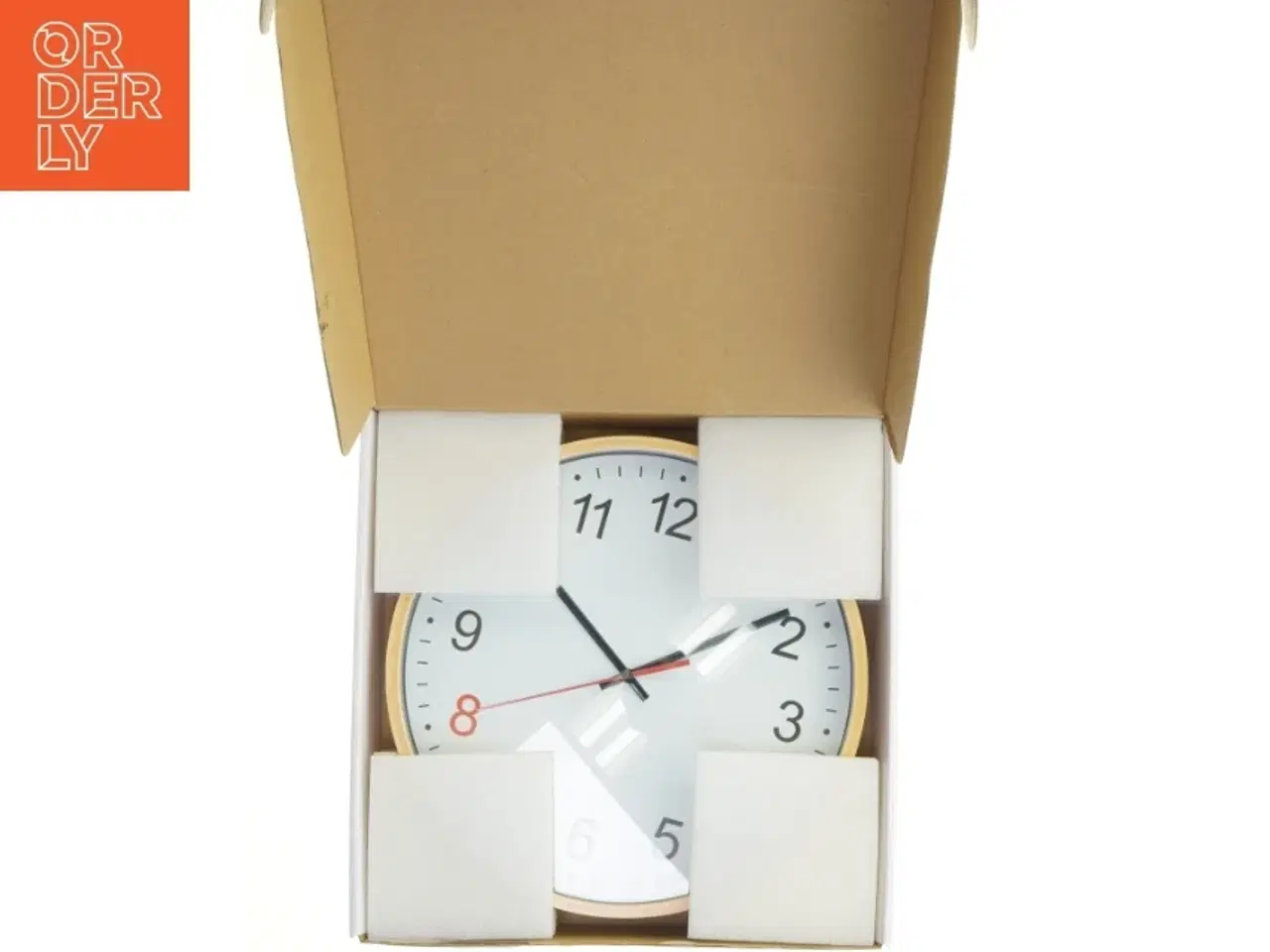 Billede 4 - Vægur i træramme fra Home Collection (str. Ø 31,5 cm)