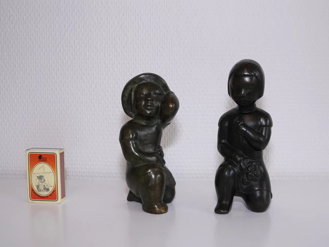 Billede 2 - Detaljerede figurer i patineret bronze fra ca 1930