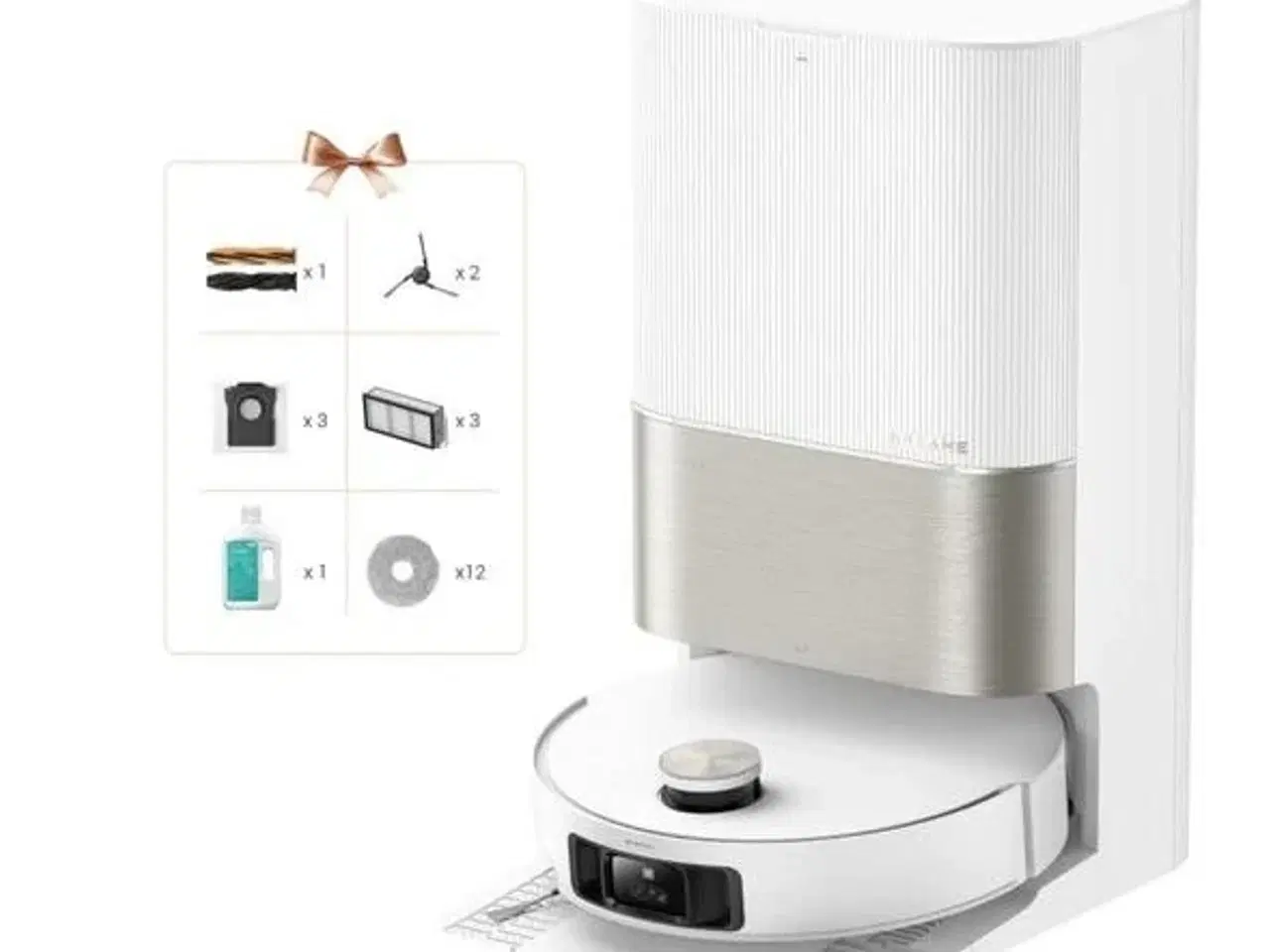 Billede 13 - Dreame X50 Ultra Complete robotstøvsuger med moppe – hvid