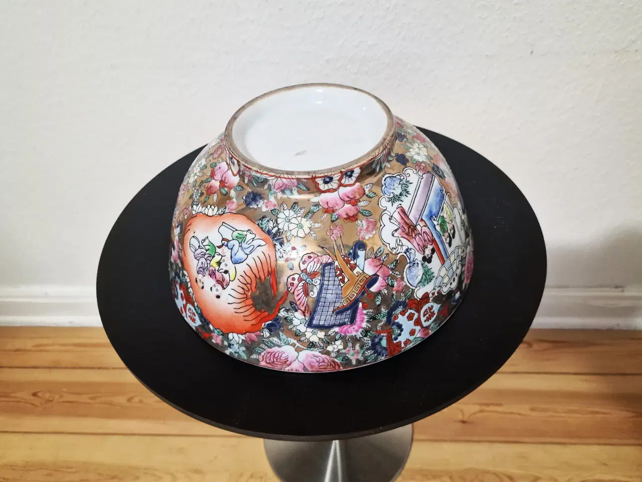 Billede 7 - Stor dekorativ skål, rosenfamilien.