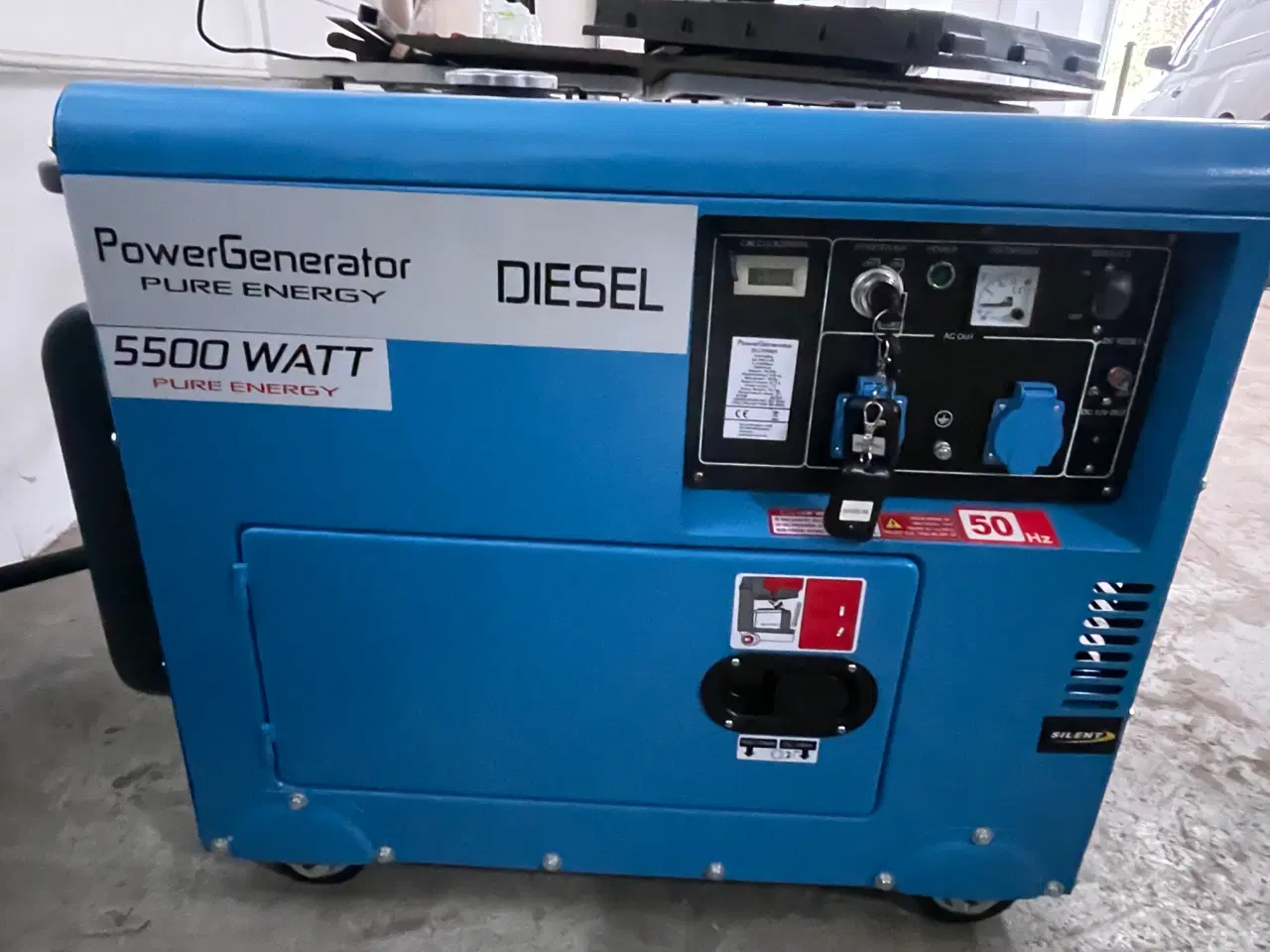 Billede 1 - Helt ny professionel diesel generator 5500w