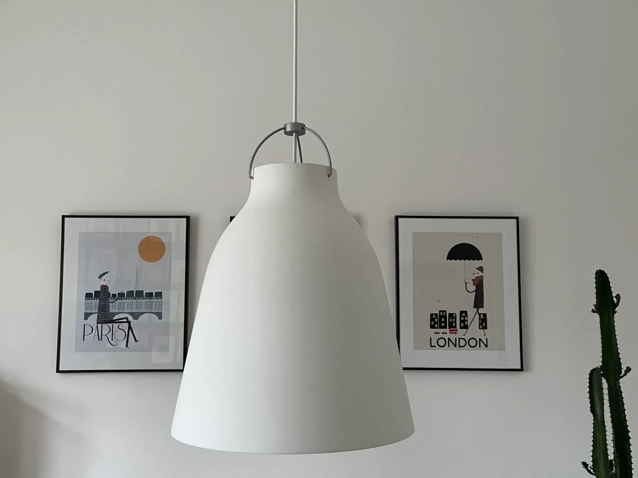 Billede 1 - Caravaggio P3 lampe mat hvid