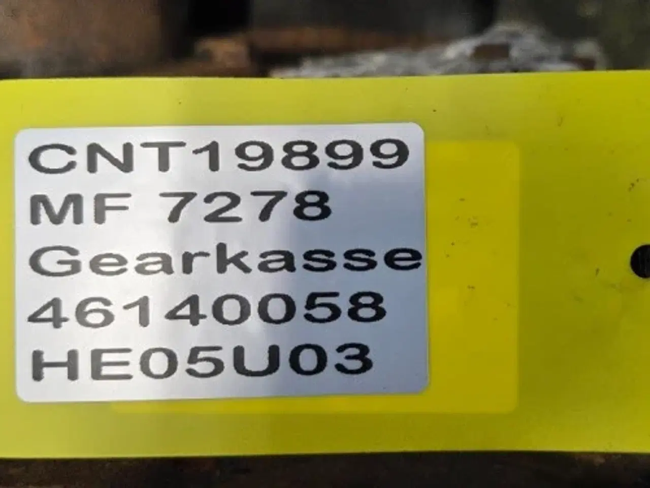 Billede 23 - Massey Ferguson 7278 Gearkasse 46140058