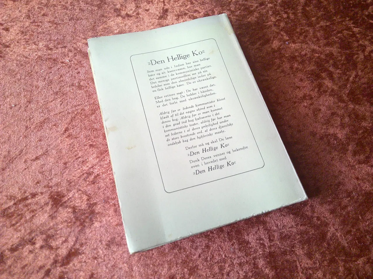 Billede 2 - Den hellige ko, Richard Jensen