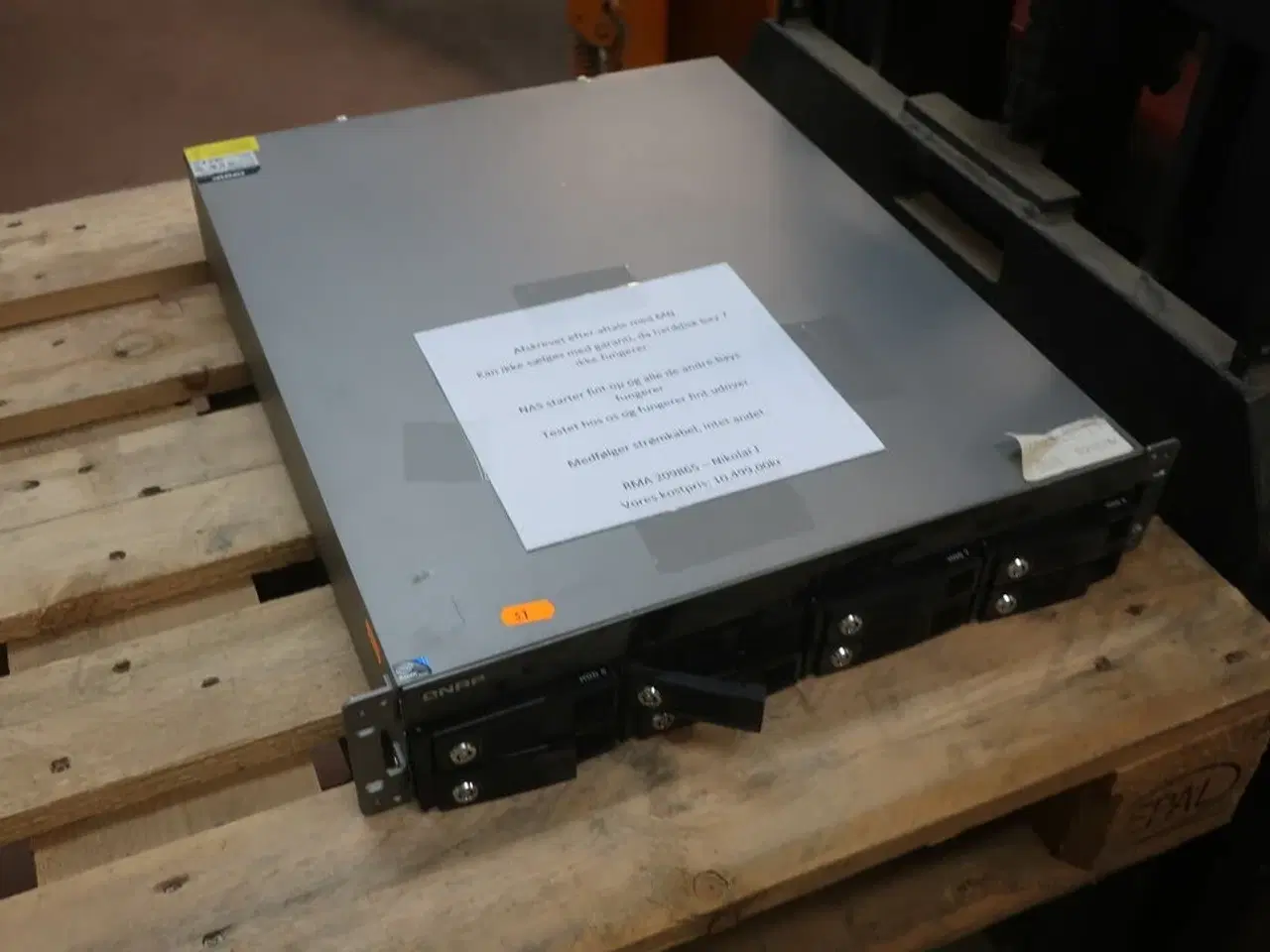 Billede 1 - Netværkslagringsserver (NAS) QNAP Model: TS-859U-RP