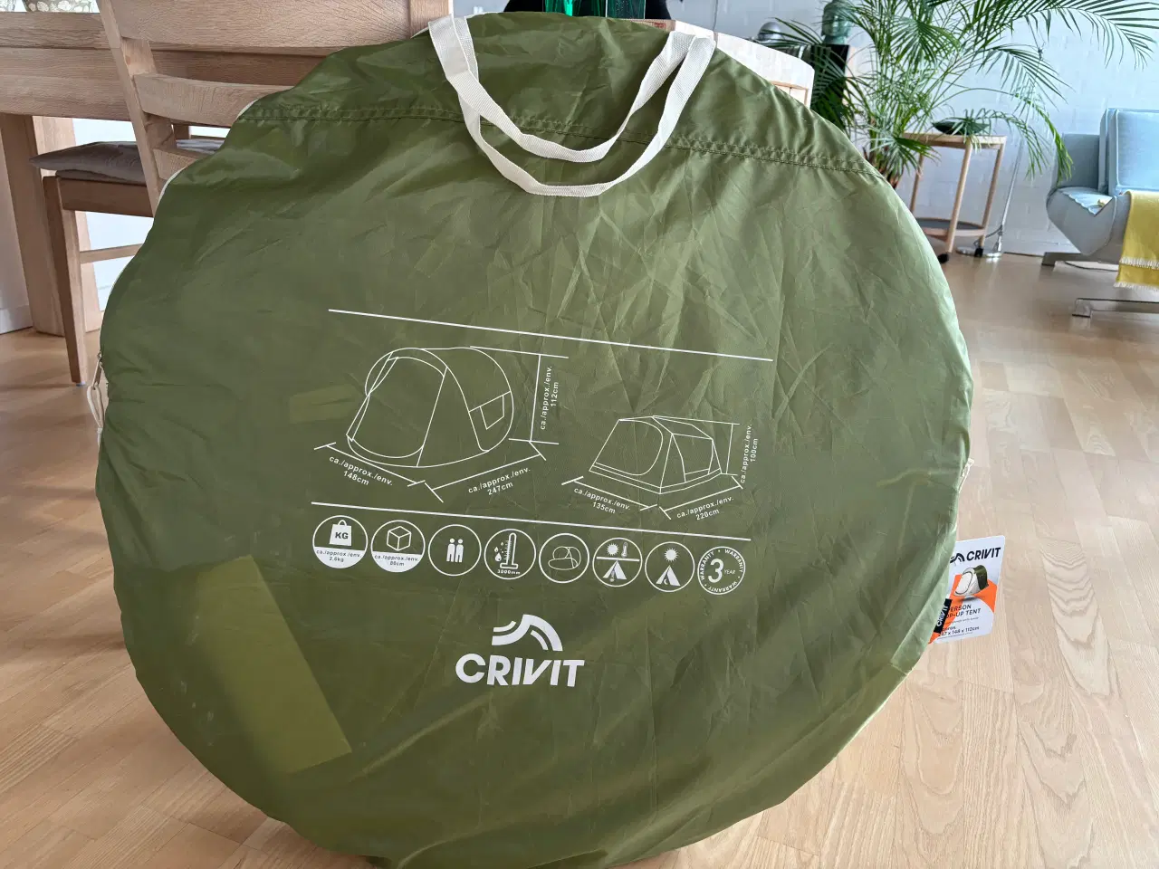 Billede 1 - Mini telt med overveje, Ny