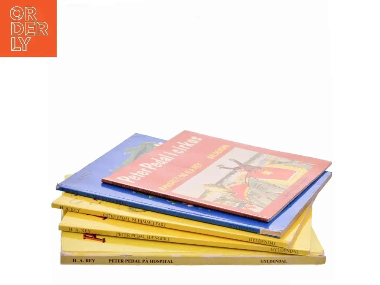 Billede 2 - Peter Pedal børnebøger samling fra Gyldendal af Margret og H.A. Rey (Bog)
