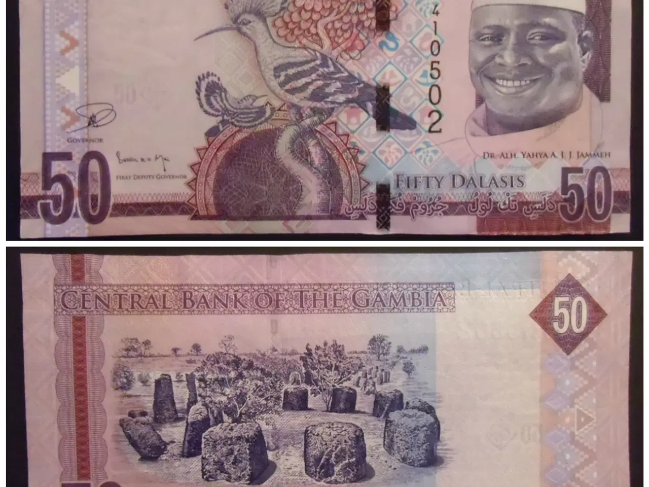 Billede 1 - GAMBIA 50 DALASIS (2015) BANKFRISK 
