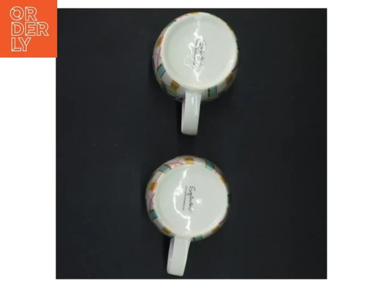 Billede 3 - Keramiske krus med kunstnerisk motiv (str. Ø 8,5x8 cm)