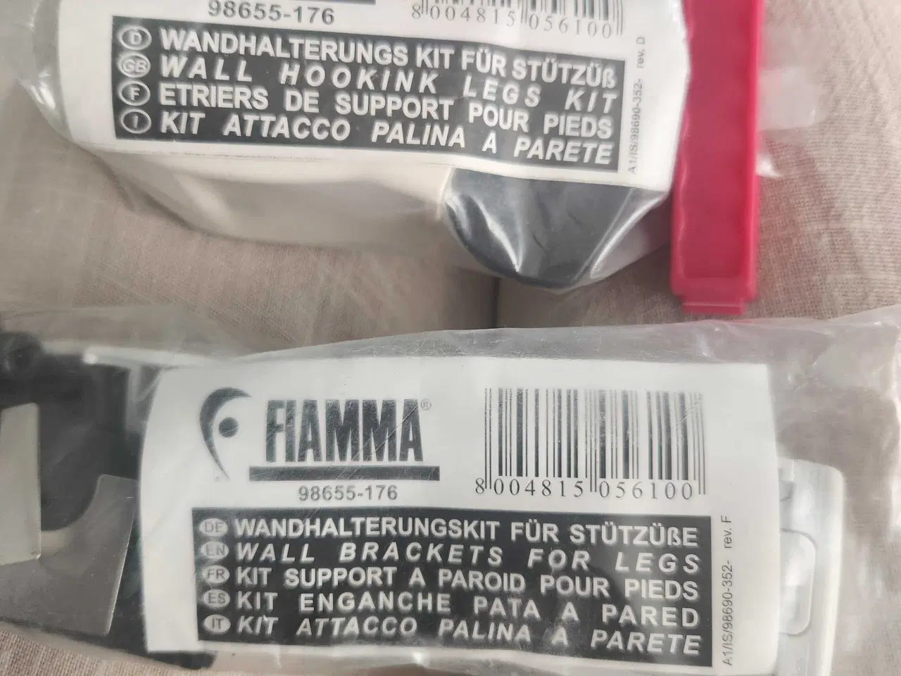Billede 1 - Nye Fiamma Vægbeslag til markiseben