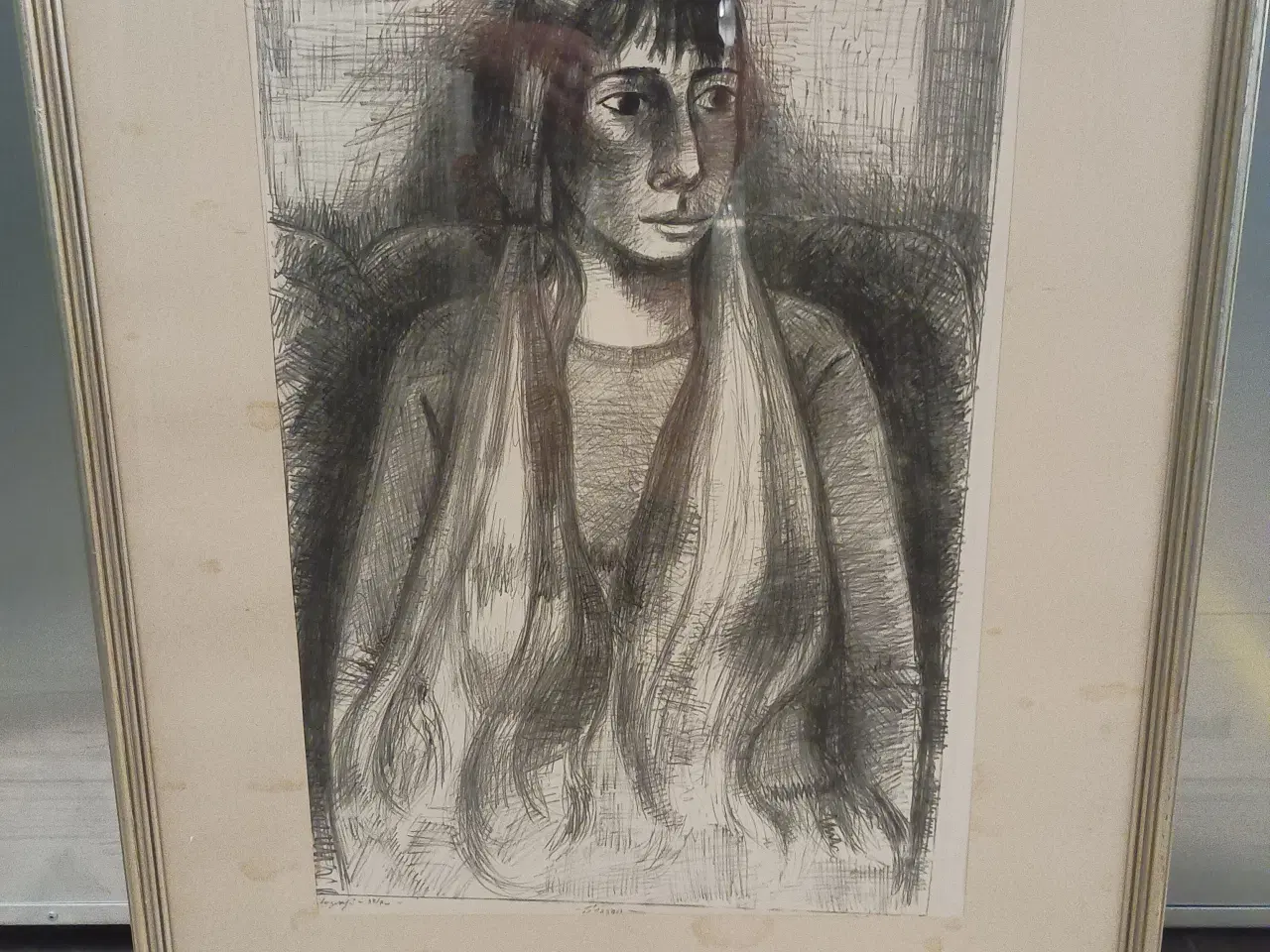 Billede 1 - Poul Bjørklund Litografi.