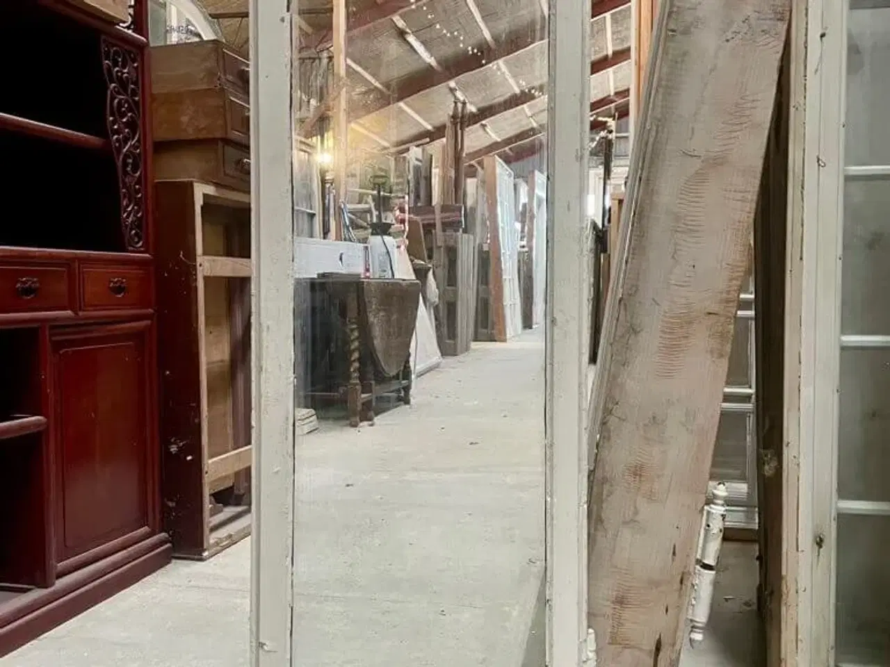 Billede 2 - Smal forsatsramme med blæst glas