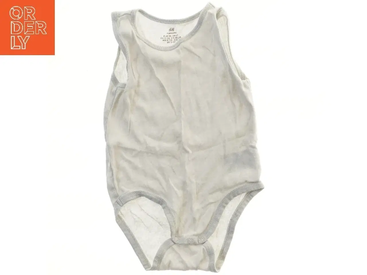 Billede 1 - Hvid bodystocking til baby fra H&M (str. 98)