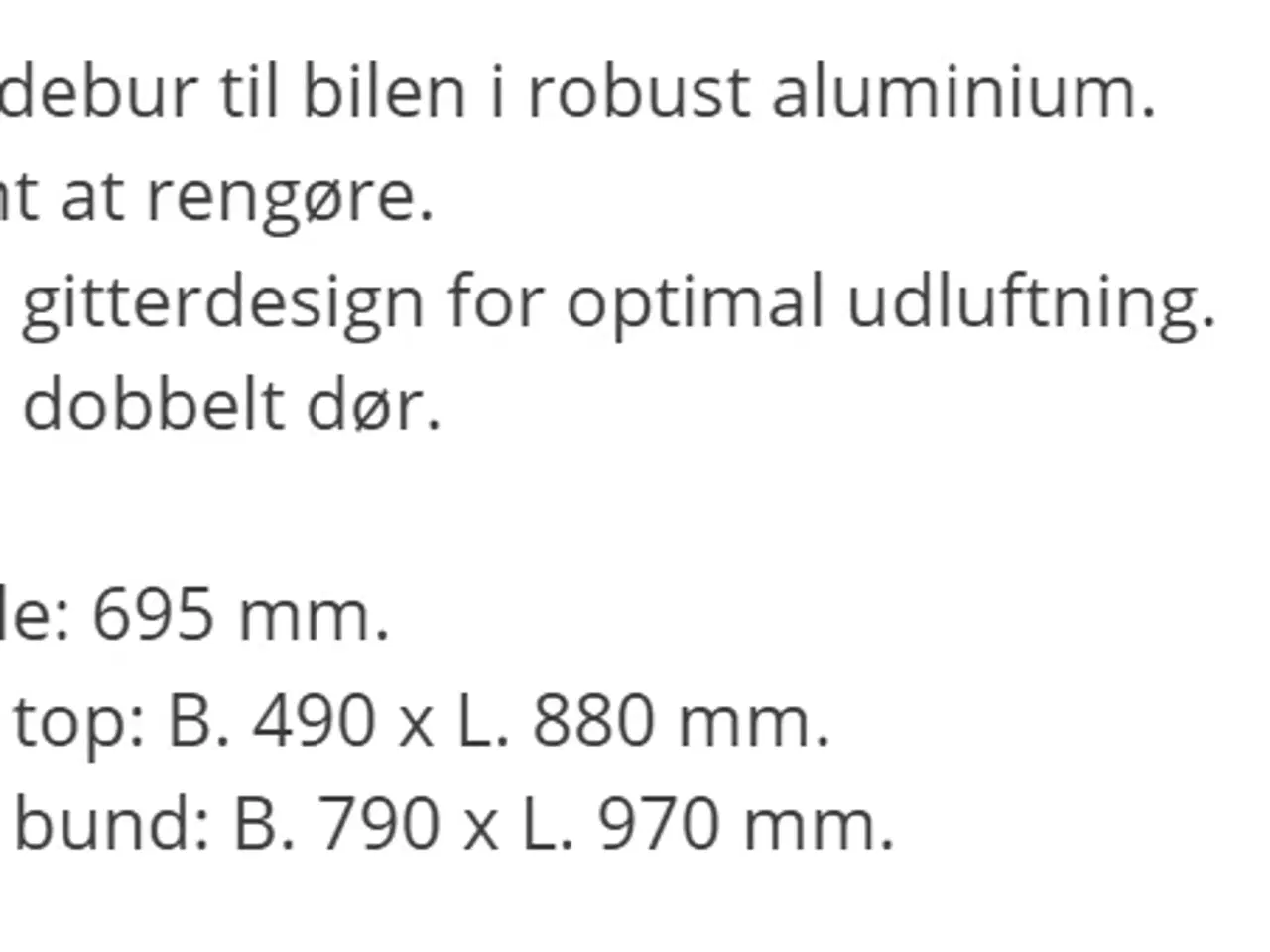 Billede 2 - Hundebur til Bil