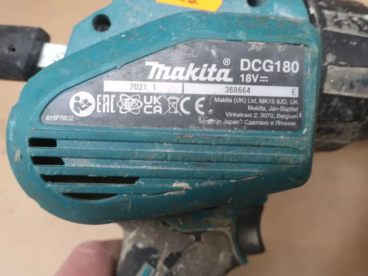 Billede 3 - Rundsav, Borehammer mv. MAKITA Model: DCG 180, DHR 202, DC18RC