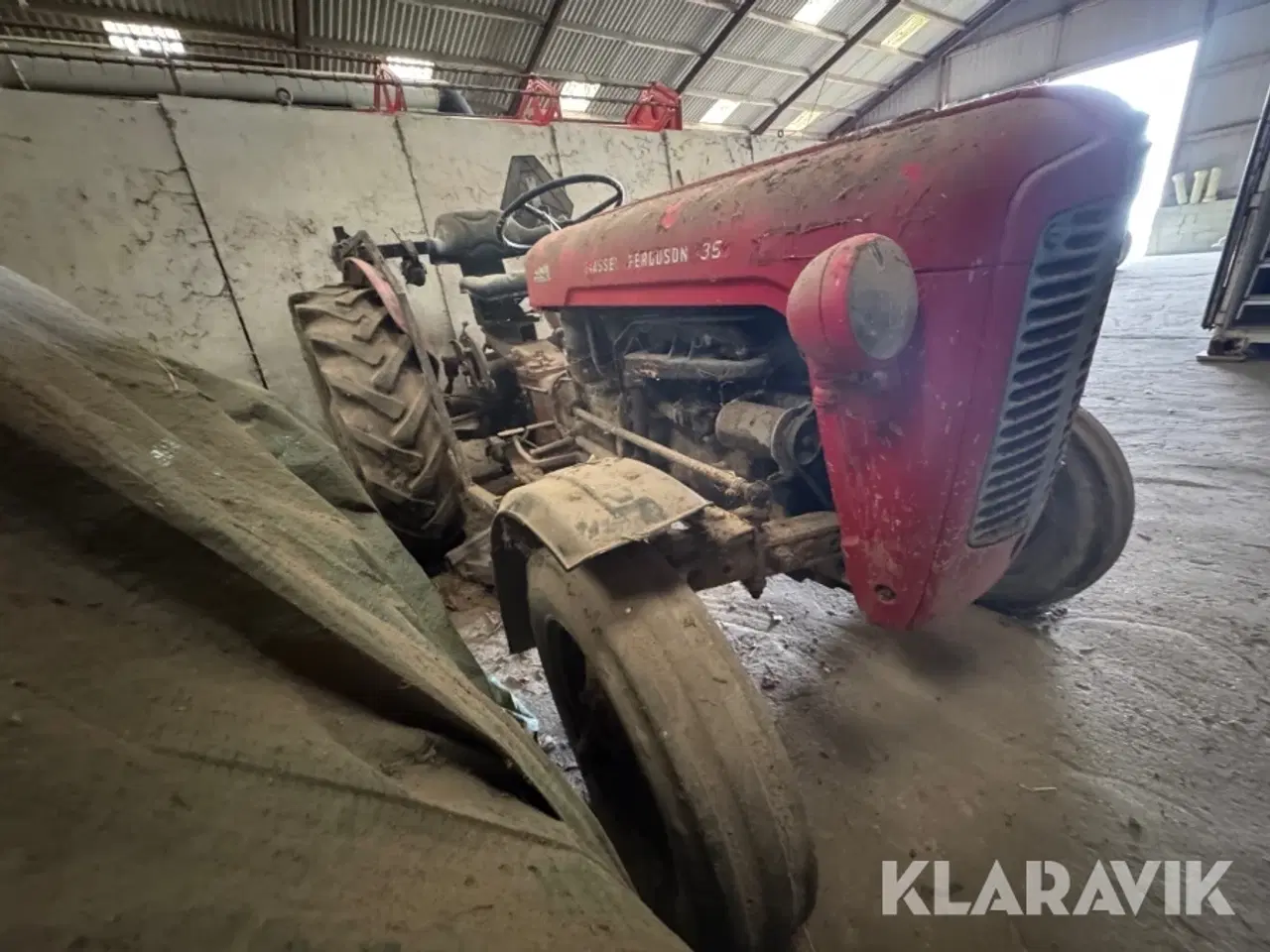 Billede 2 - Veterantraktor Massey Ferguson 35