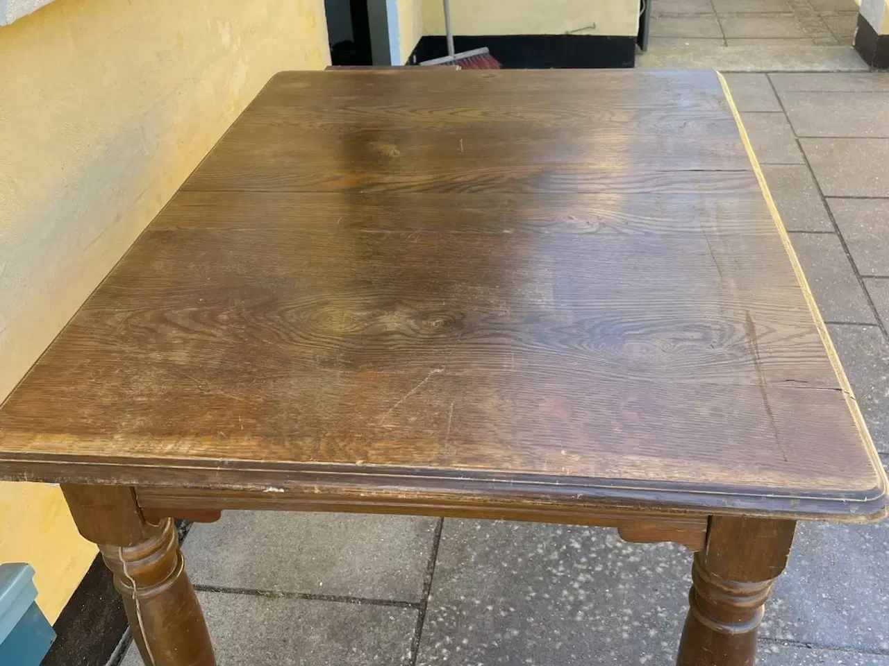 Billede 1 - Retro: Gammelt køkkenbord