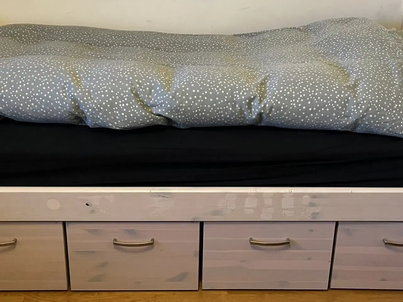 Billede 1 - Flexa seng med 4 dybe opbevaringsskuffer