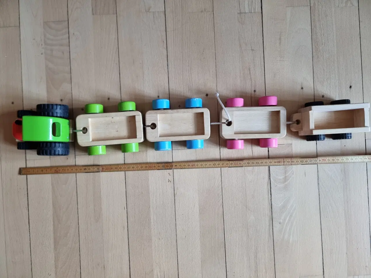 Billede 1 - Kids Wood Traktor med vogne