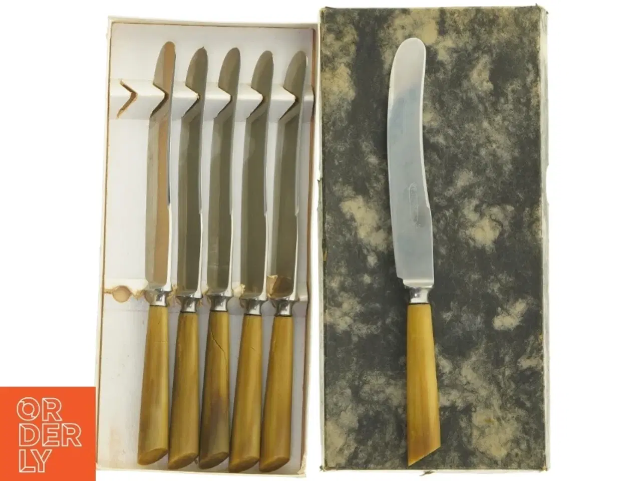 Billede 1 - J. Cornelius Fils knive med benskaft