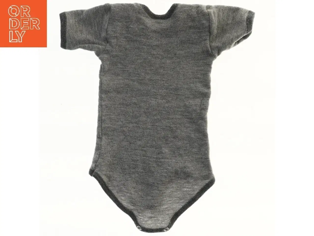 Billede 1 - Uld. Grå bodystocking med får fra Dilling (str. 92)