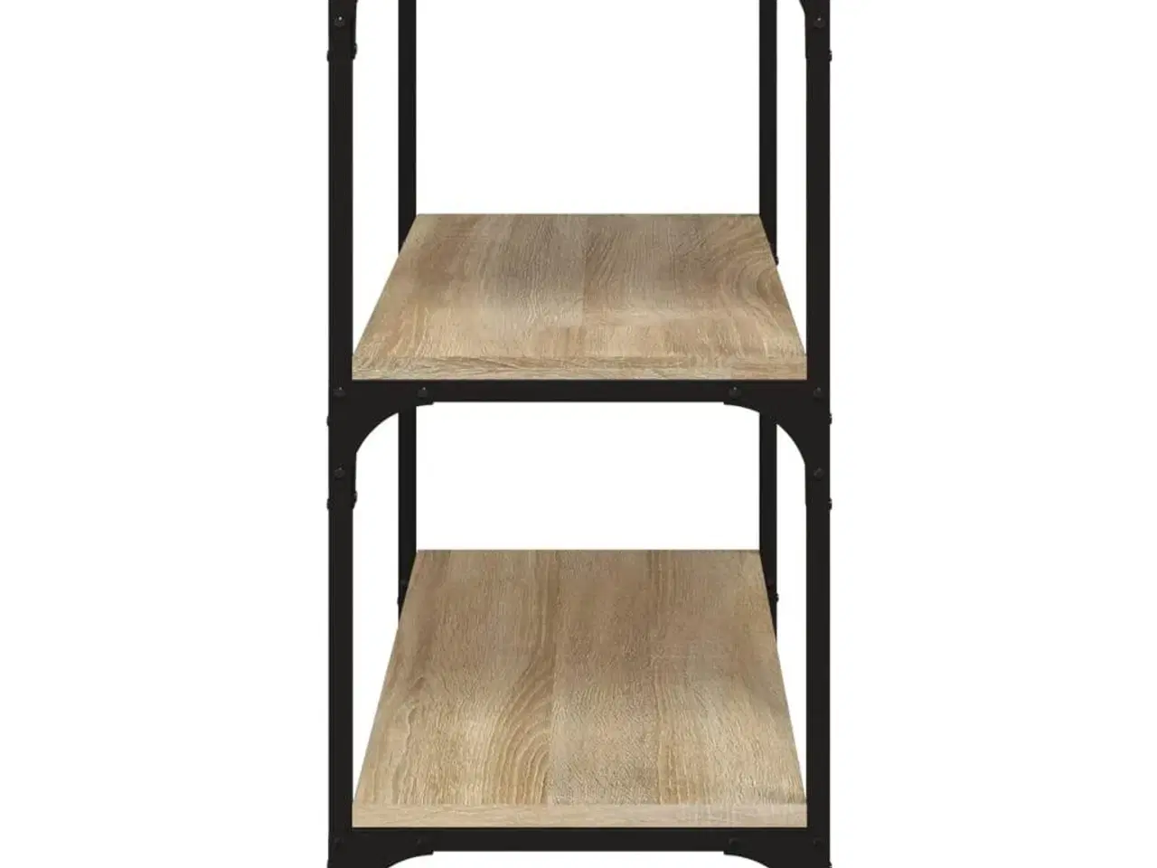 Billede 6 - Bogreol 60x33x70,5 cm konstrueret træ og stål sonoma-eg