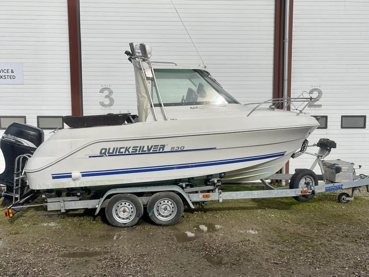 Billede 1 - Quicksilver 530 Pilothouse med motor og trailer