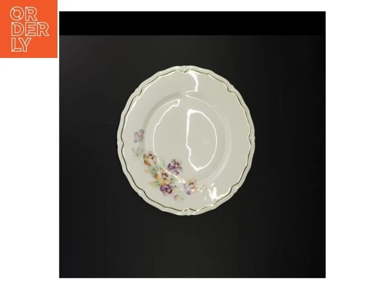 Billede 6 - Porcelæns middags tallerkener med blomstermotiv fra Bavaria (str. Diameter 25 og en halv cm)