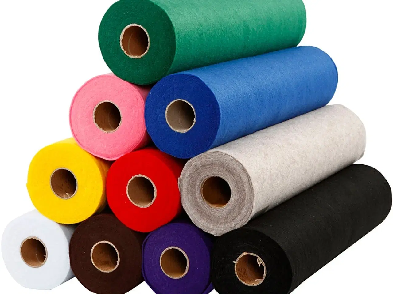 Billede 1 - Hobbyfilt, B: 45 cm, tykkelse 1,5-2 mm, 180-200 g, 10x5 m/ 1 pk.