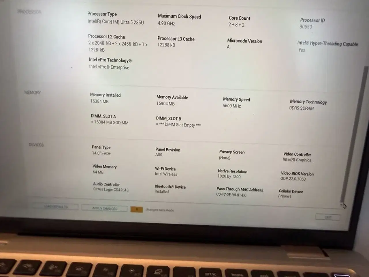 Billede 6 - Bærbar computer DELL Pro 14 Plus PB14250