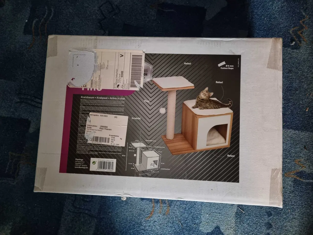 Billede 3 - Luxus kattetræ/hule