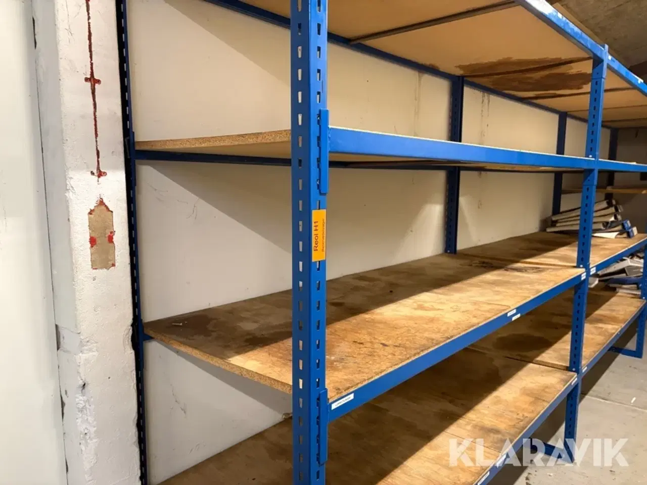 Billede 4 - Værkstedsreoler 6 sektioner