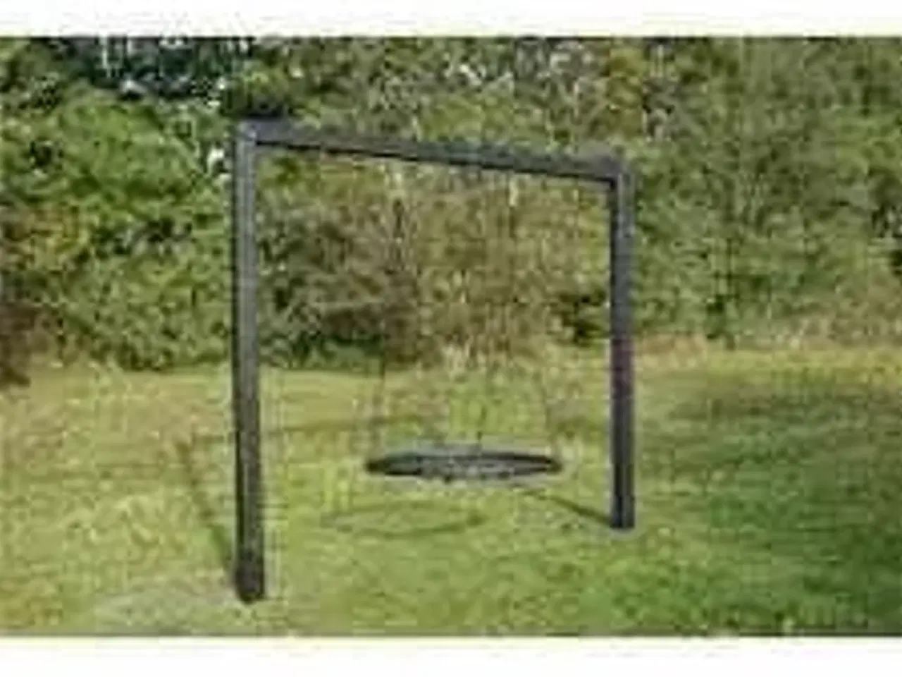 Billede 2 - Nordic Play Gyngestativ Asta sort grundmalet inkl. Rundgynge