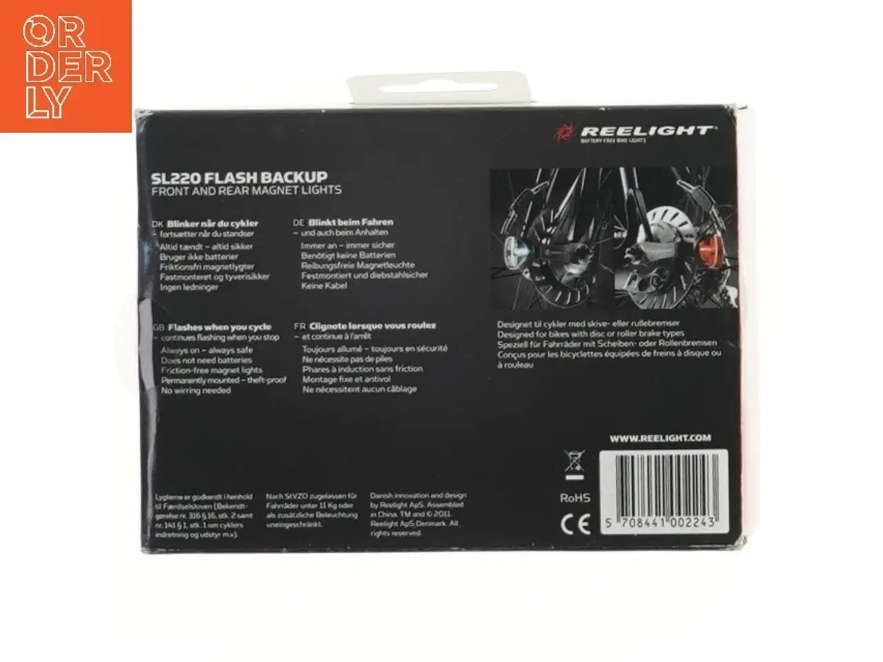 Billede 2 - Reelight SL220 magnetiske cykellys fra Reelight