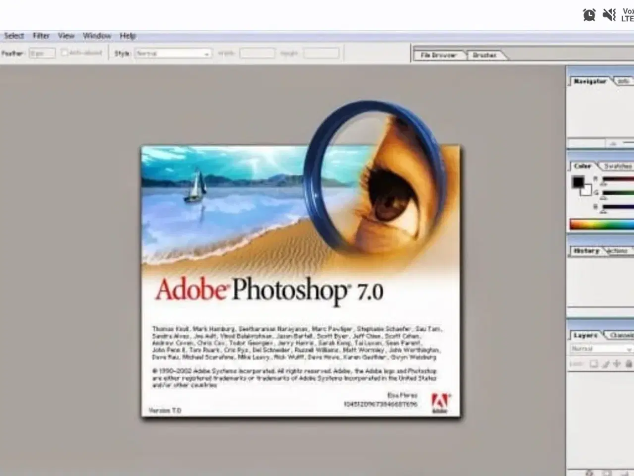 Billede 1 - Photoshop 7.0, Billedbehandlingsprogram