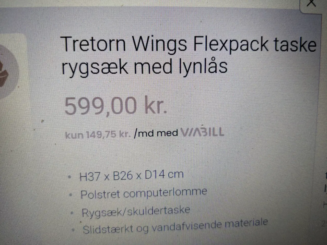 Billede 9 - Rygsæk/skuldertaske