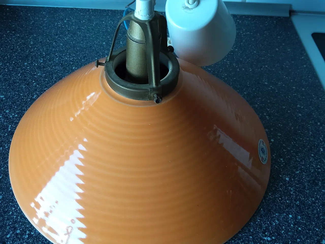 Billede 9 - Orange loftlampe pendel I keramik