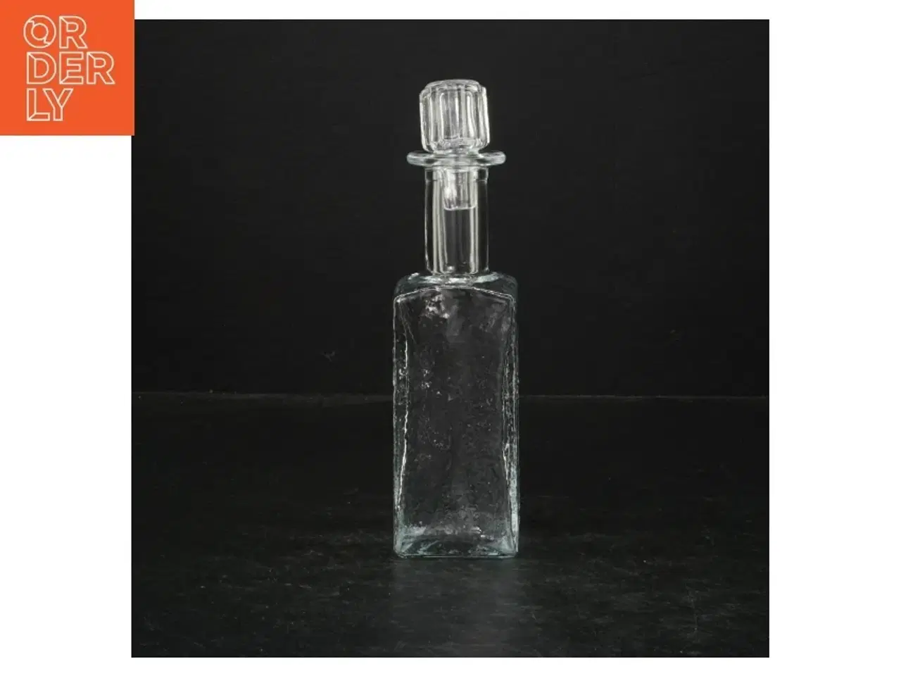 Billede 1 - Glasparfumeflaske med prop (str. 19 cm)