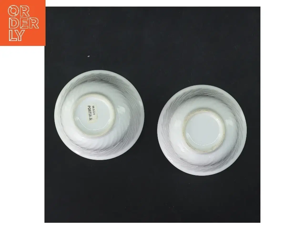 Billede 3 - Porcelænskåle 2 stk (str. 2 stk Ø 8,5 cm længde 6,5 cm)